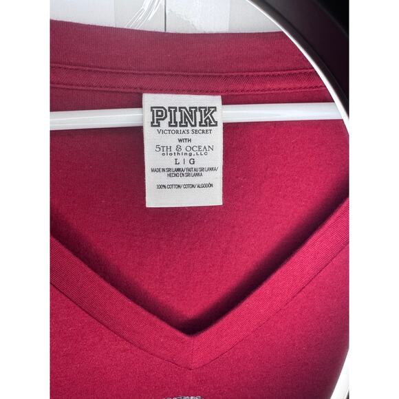 OU Sequined Jersey Pink by Victoria's Secret Size L - Picture 3 of 6